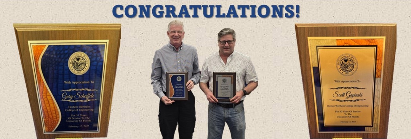 NRF User of the Month - Gary & Scott, February 2025 - In appreciation of being an exemplary user with outstanding compliance to safety protocols and engagement with NRF staff and users to create a better safety culture.